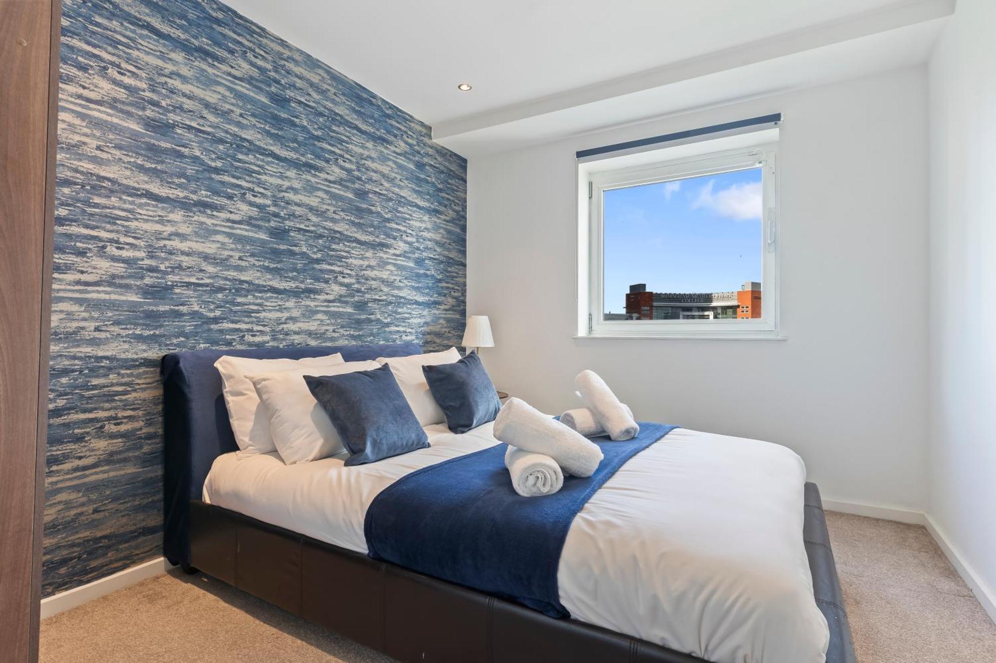 Spacious 2 Bedroom Apartment-city Centre - Free Parking- Sleeps 5 Birmingham